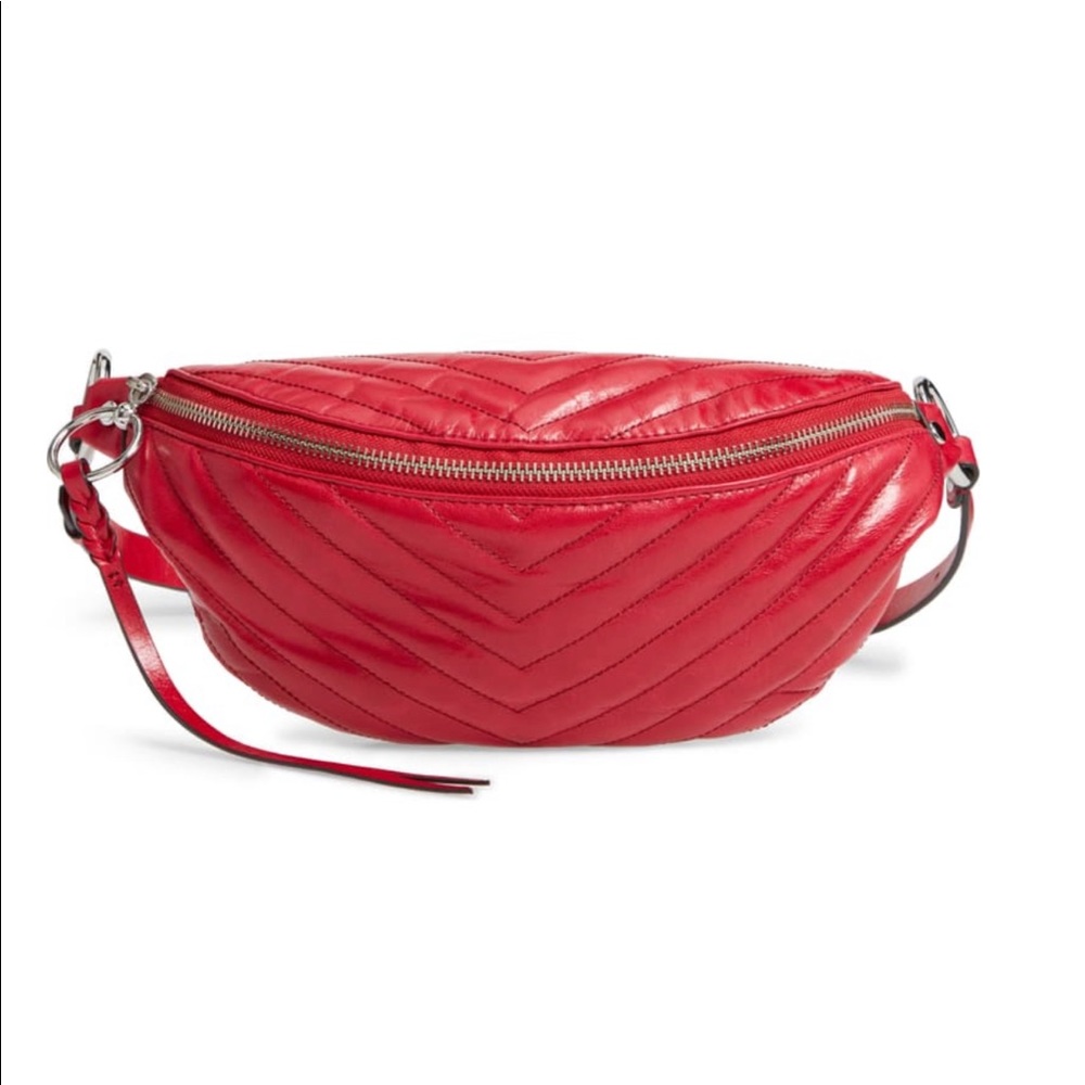 REBECCA MINKOFF EDIE Belt Bag Red